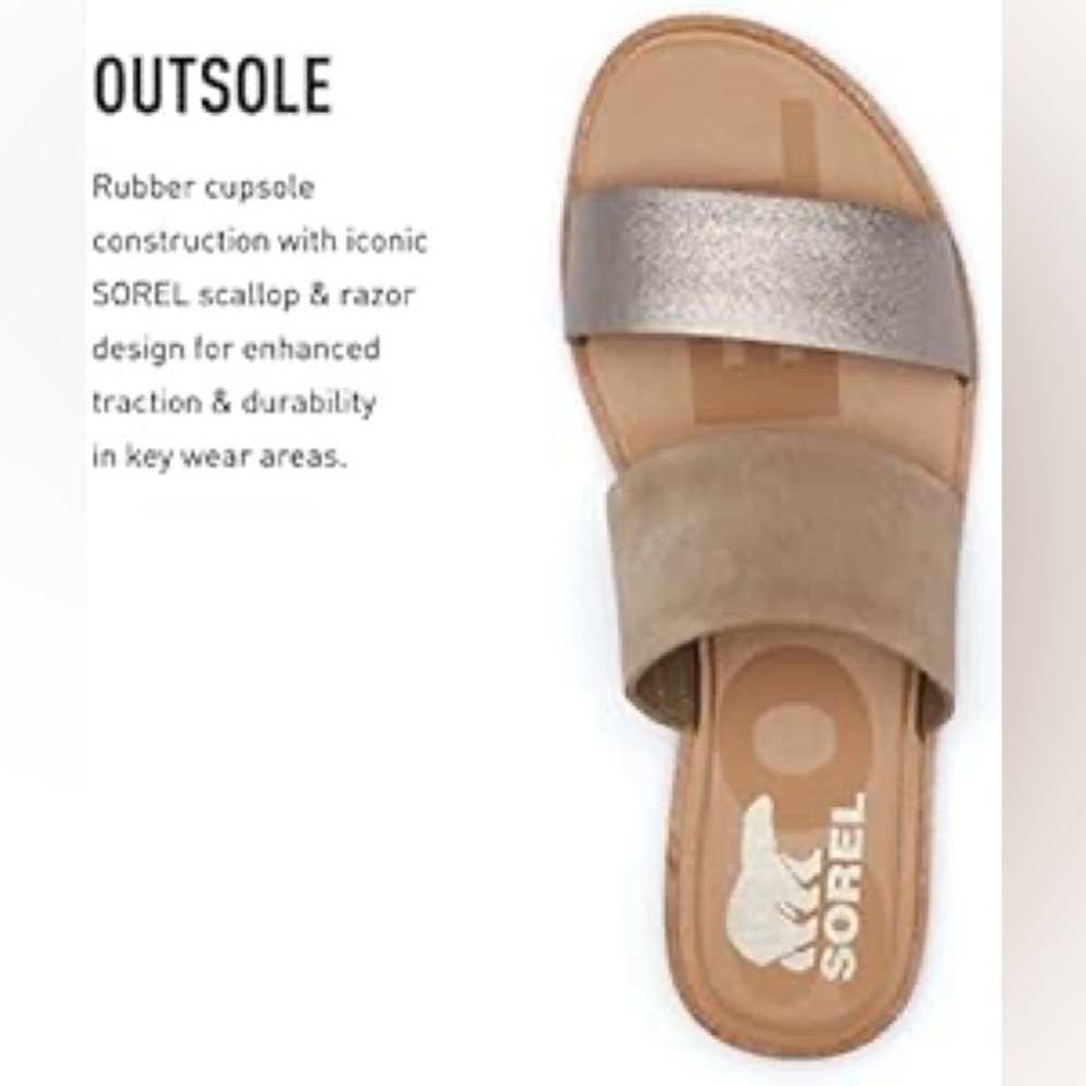 SOREL Women’s Ella II Slide Sandal - Picture 3 of 9